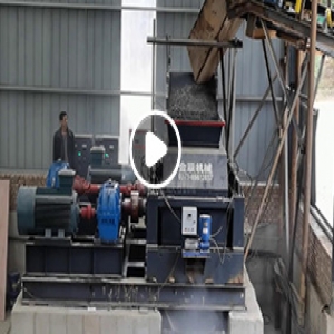 对辊式制砂机生产线现场